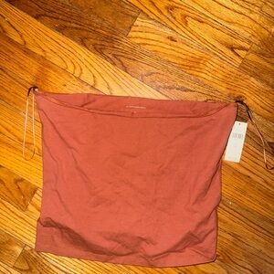 Anthropologie Rust Orange Tube Top
